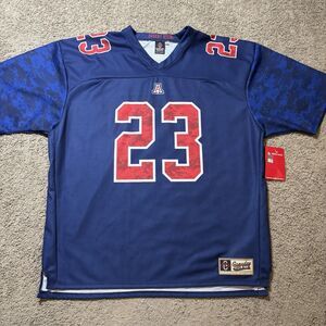 New Arizona Wildcats Football Jersey Gameday Greats Men’s XXL Navy Blue #23